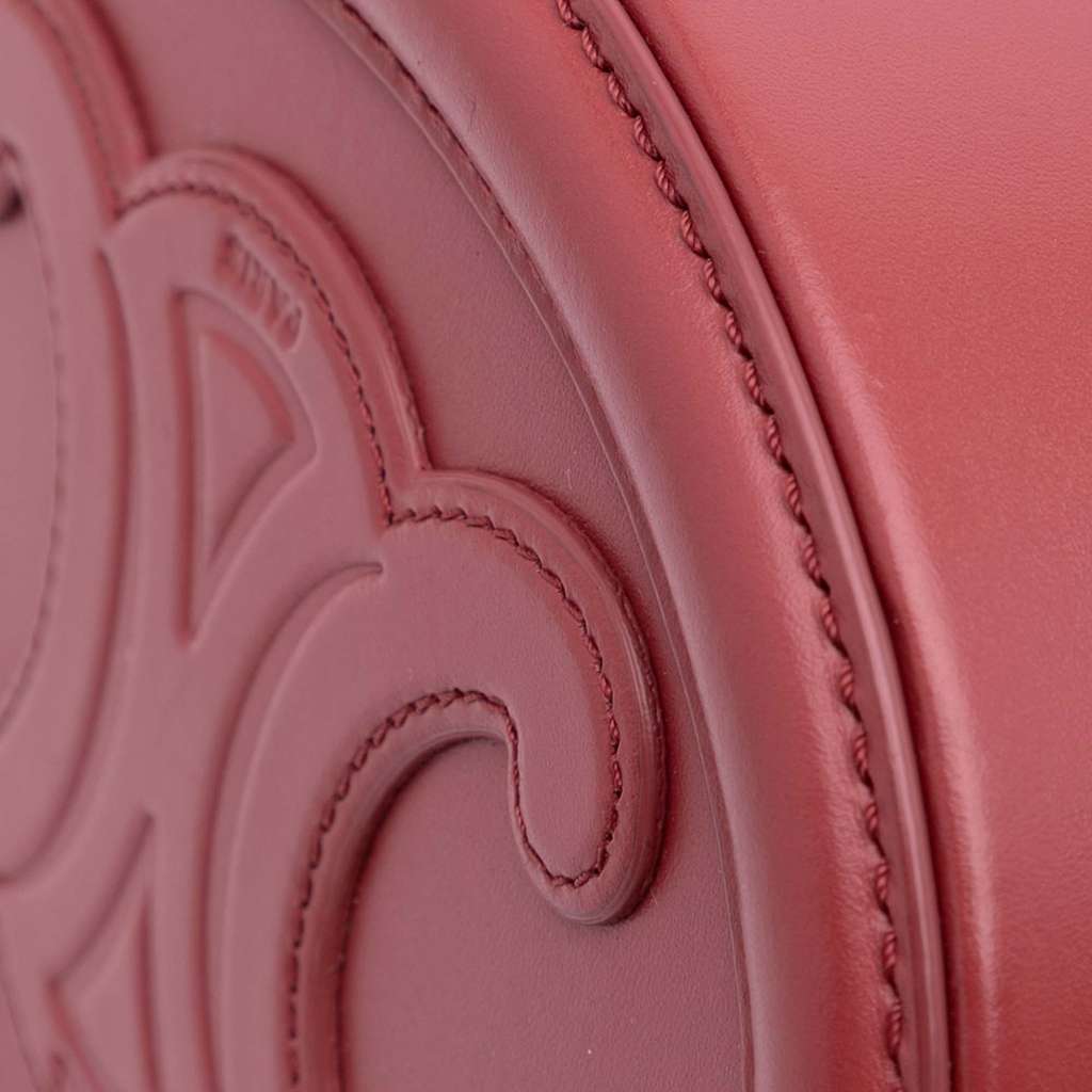 Celine Small Calfskin Cuir Triomphe Oval Crossbody - Image 10