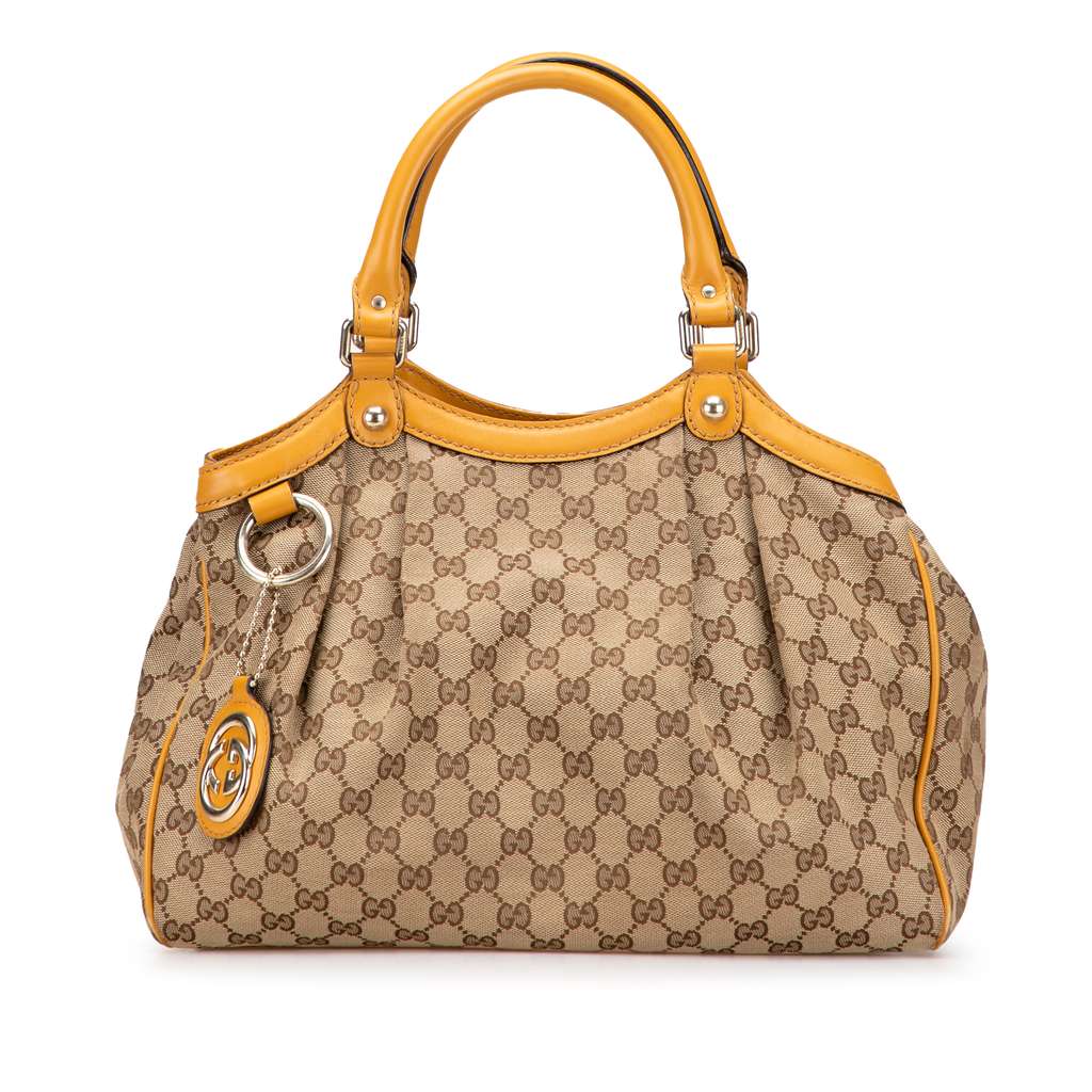 Gucci Medium GG Canvas Sukey Tote