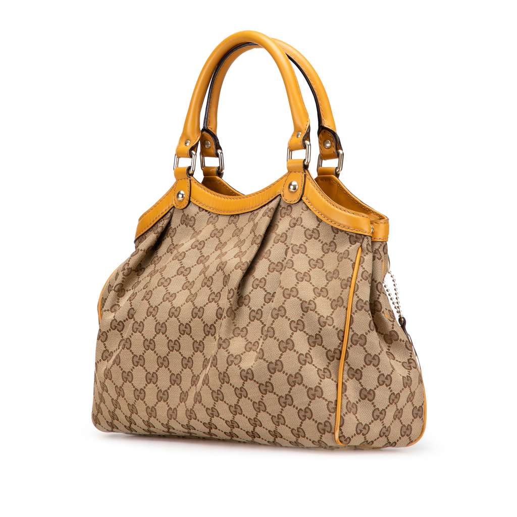 Gucci Medium GG Canvas Sukey Tote - Back view