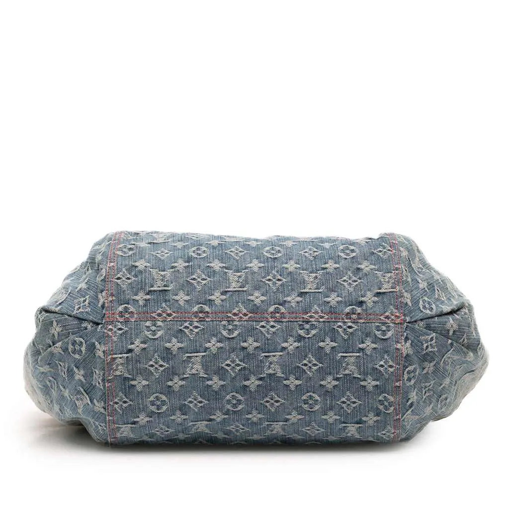 Louis Vuitton Monogram Denim Sunbeam Blue Denim Good - Inside View