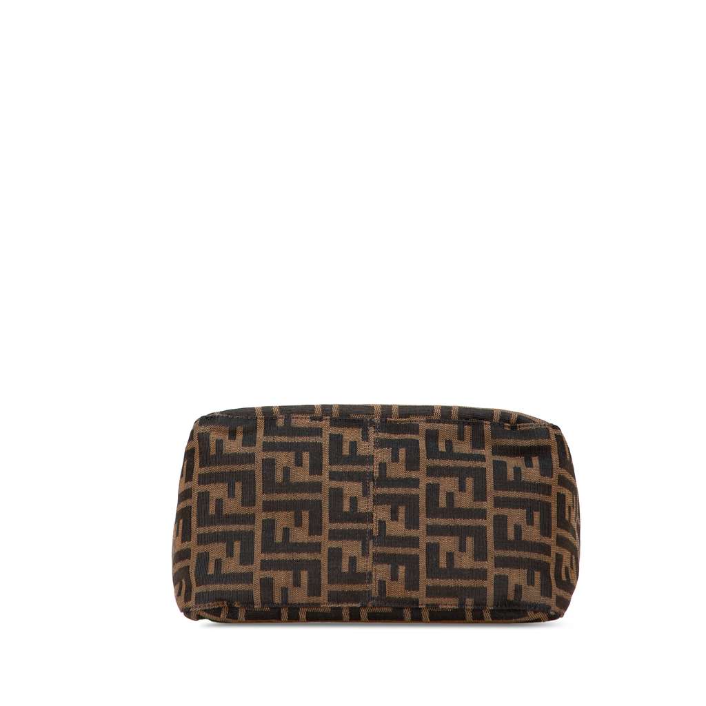 Fendi Zucca Canvas Double Flap Shoulder Bag - Image 6