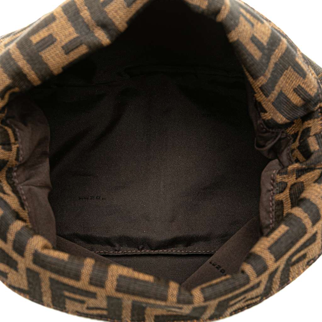 Fendi Zucca Canvas Double Flap Shoulder Bag - 4