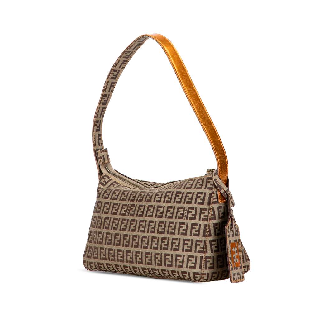 Fendi Zucchino Canvas Pochette - 2