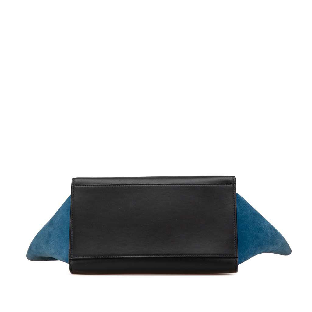 Celine Small Tricolor Trapeze Satchel - 3