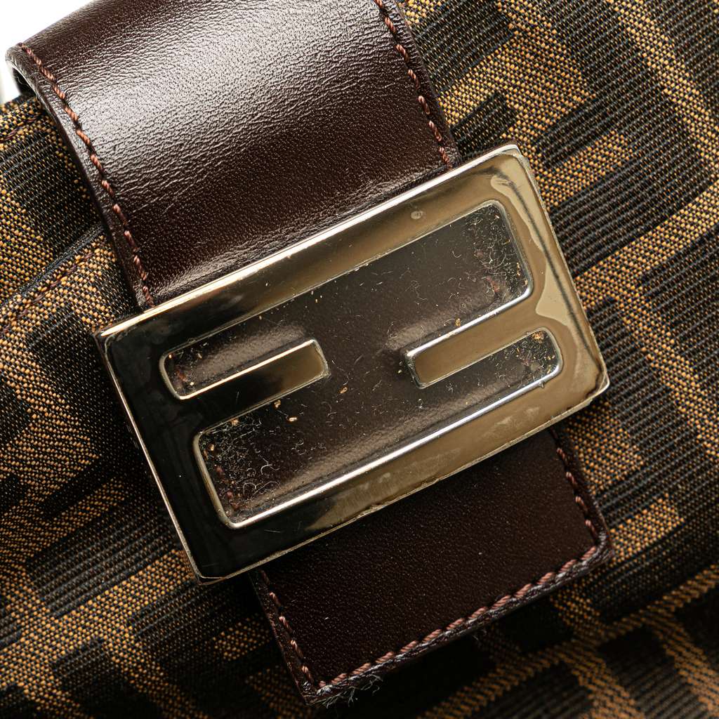 Fendi Zucca Canvas Shoulder Bag - Image 10