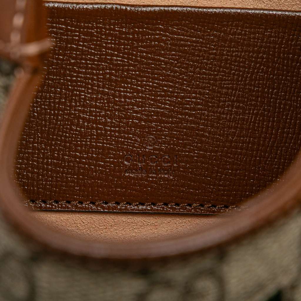 Gucci Mini GG Supreme Web Jackie 1961 Crossbody - Side view