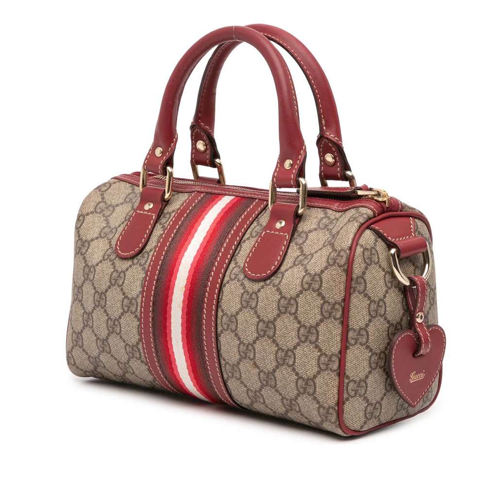 Gucci Limited Edition Small GG Supreme Web Joy Boston Bag - 2