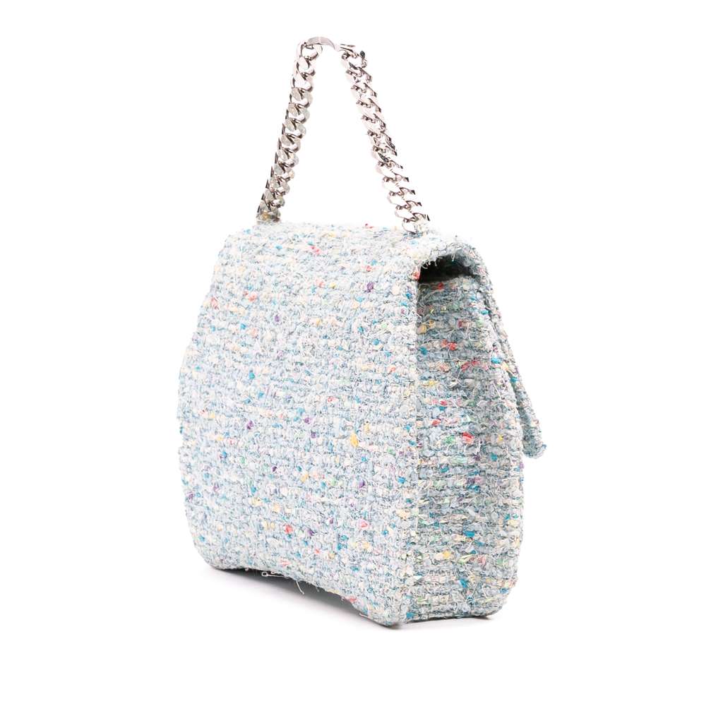Chanel CC Confetti Tweed Flap - Back view