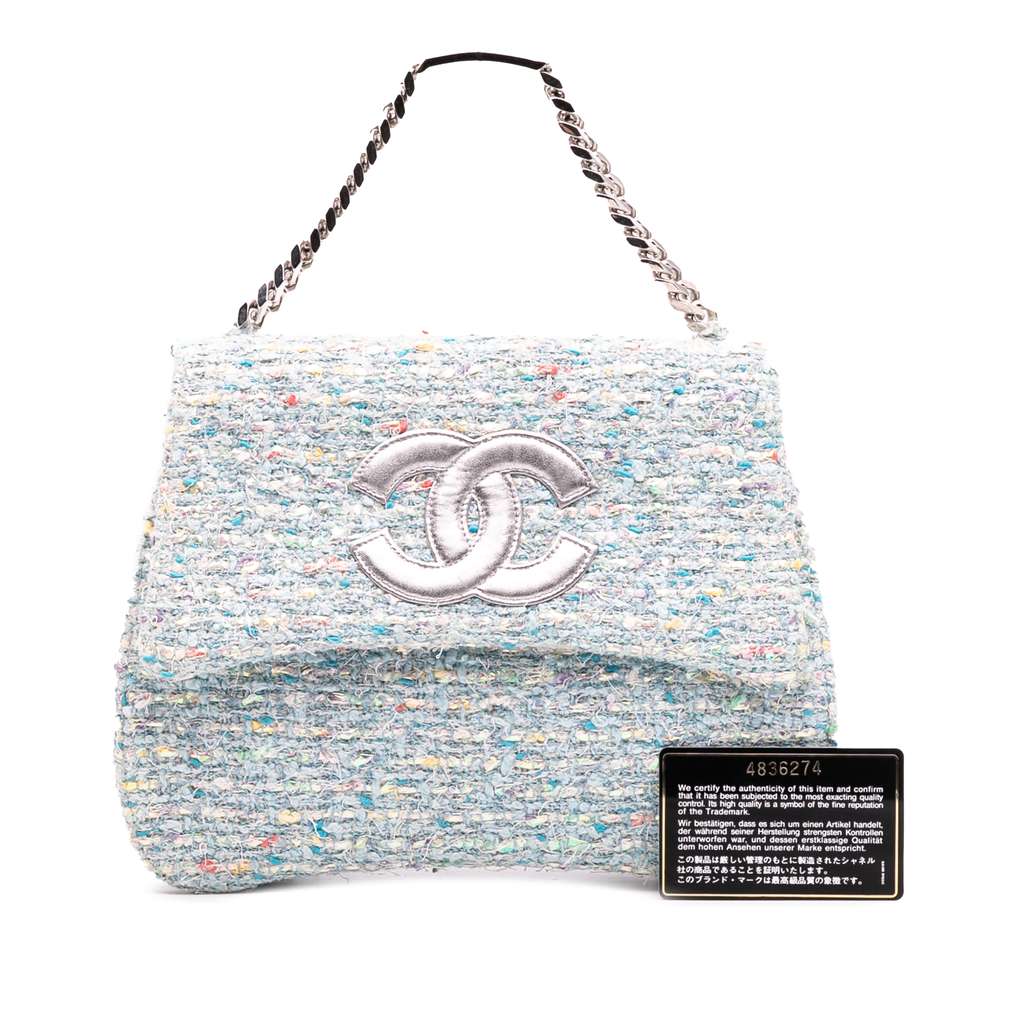 Chanel CC Confetti Tweed Flap - Image 13