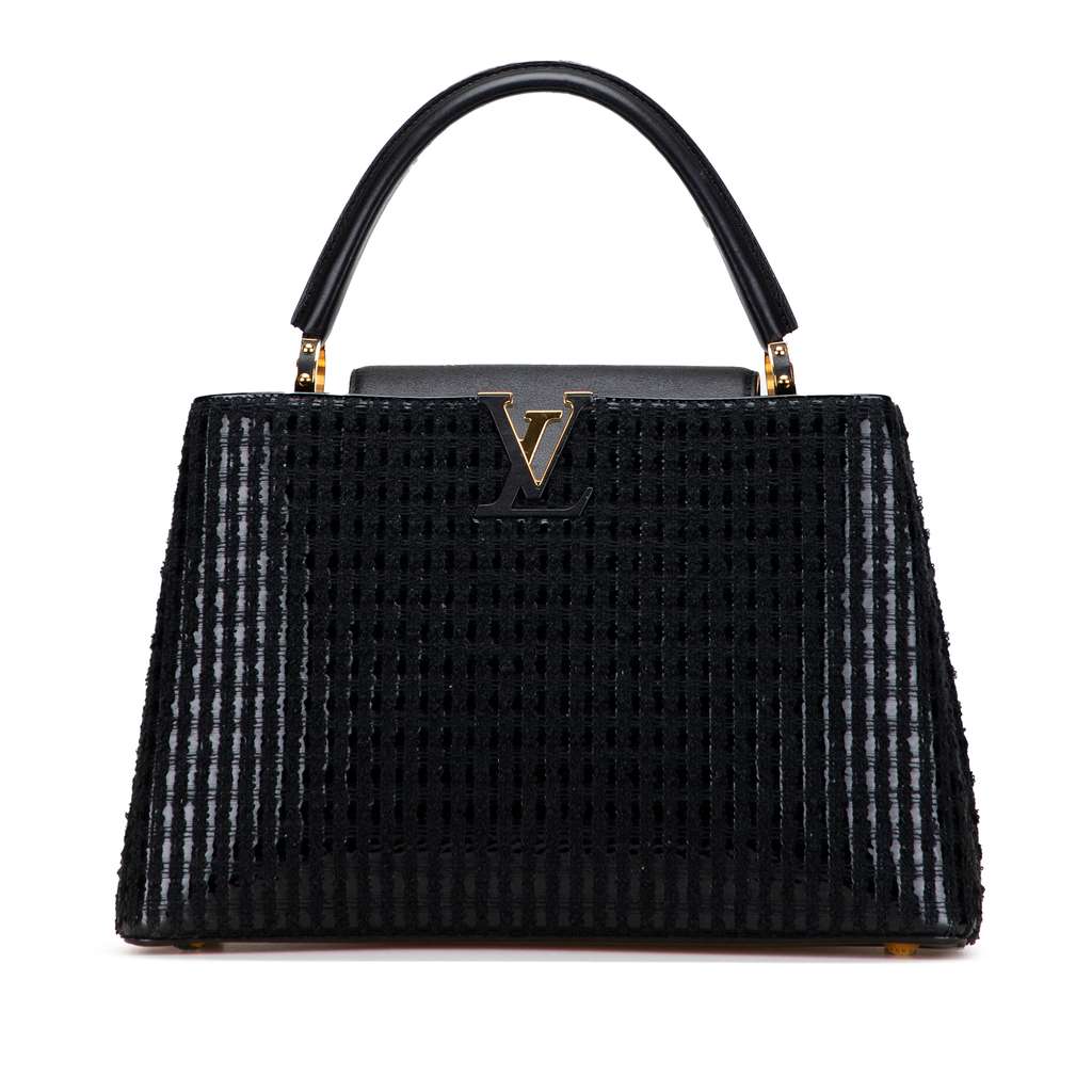 Louis Vuitton Tweed Capucines MM