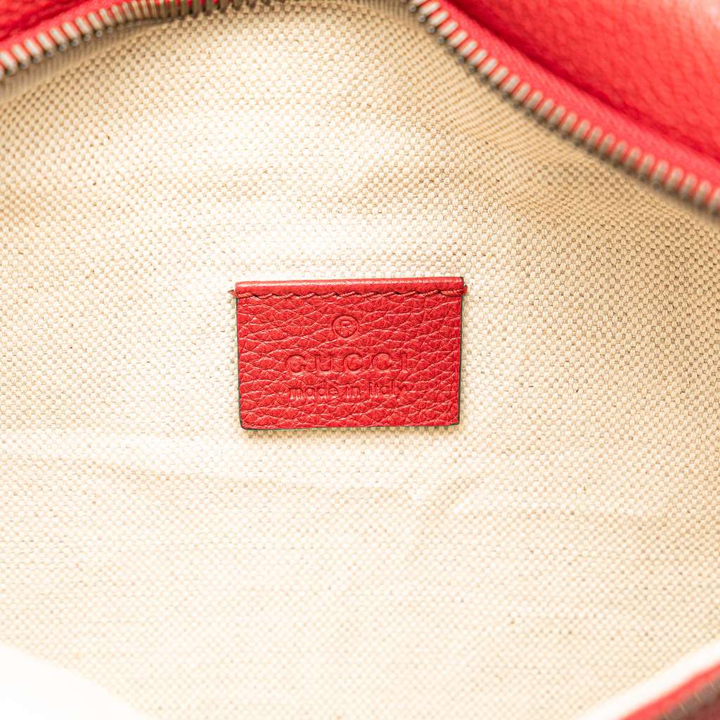 Gucci Grained Calfskin Logo Belt Bag - Side view