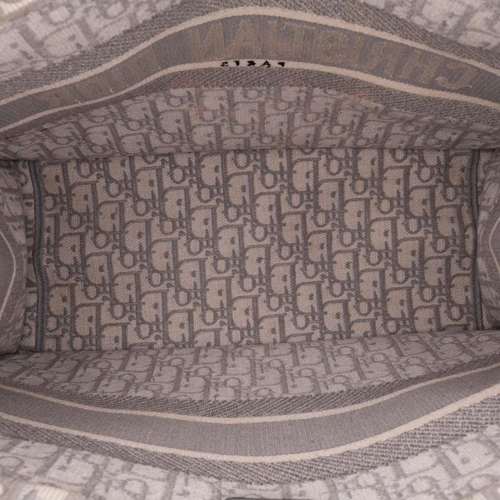 Dior Medium Oblique Embroidered Canvas Book Tote - 4