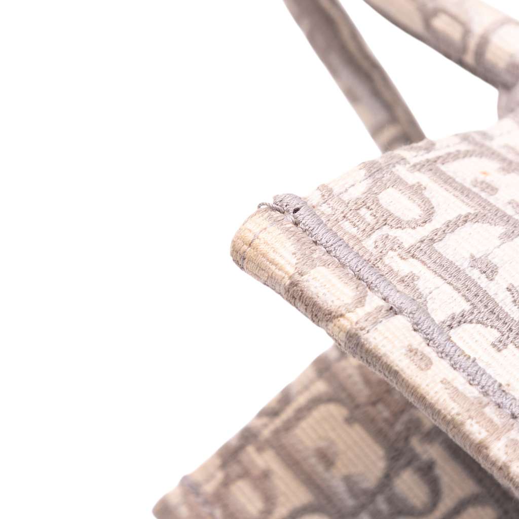 Dior Medium Oblique Embroidered Canvas Book Tote - Image 10