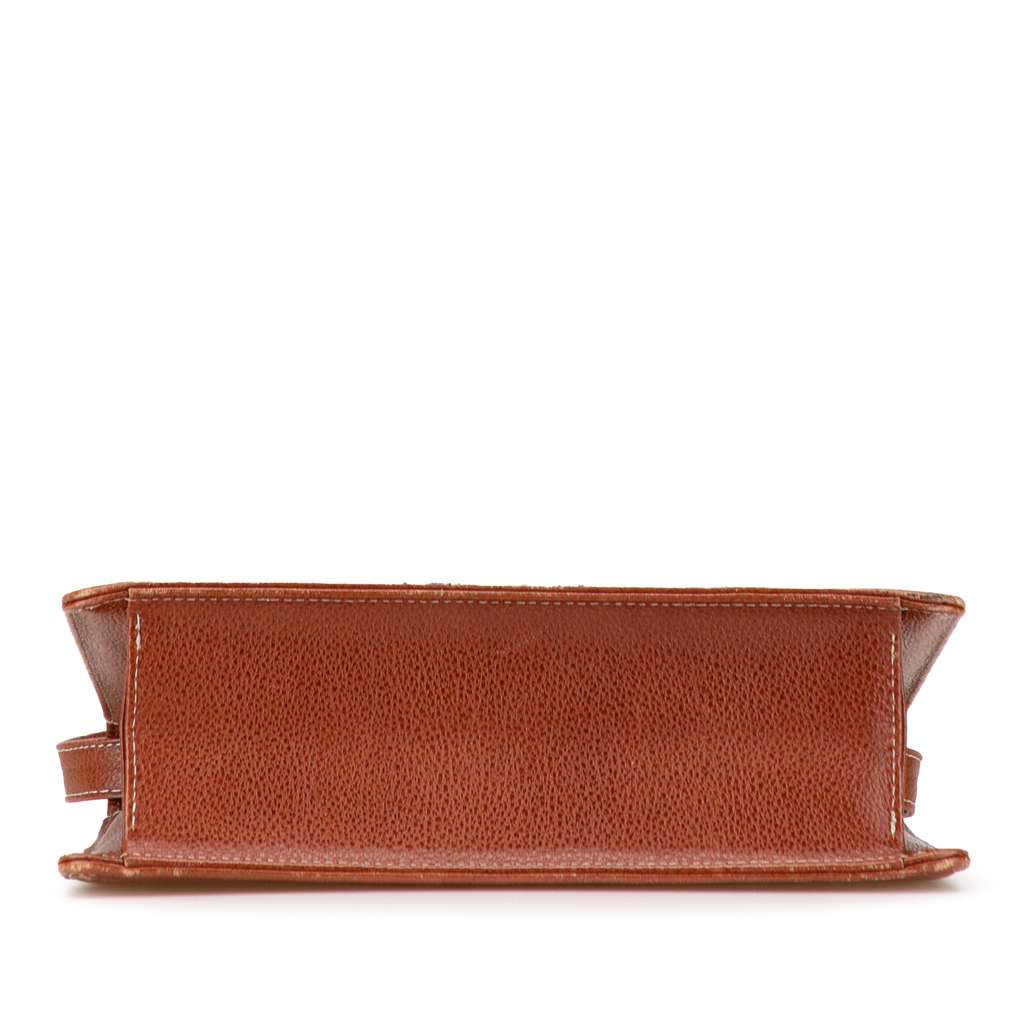 Saint Laurent Leather Monogram Crossbody - 3