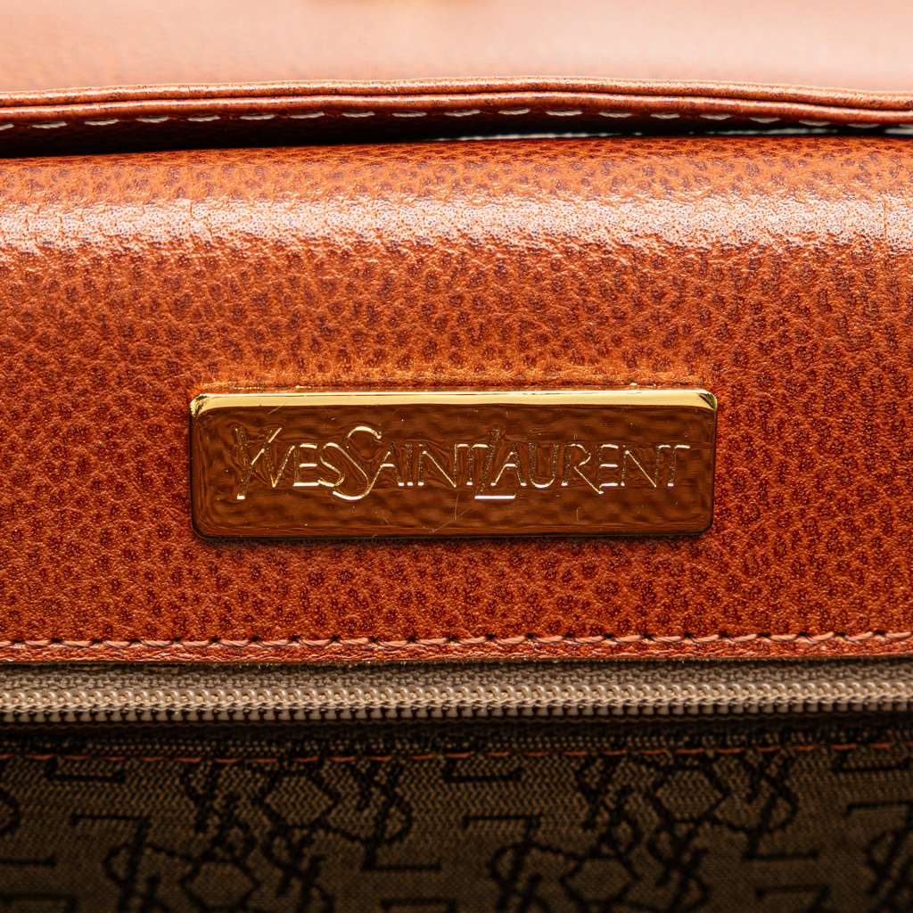 Saint Laurent Leather Monogram Crossbody - 5