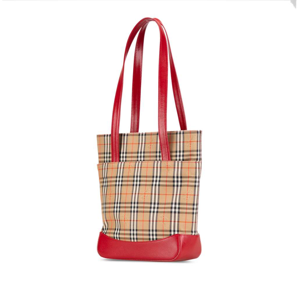 Burberry Haymarket Check Canvas Tote - 2