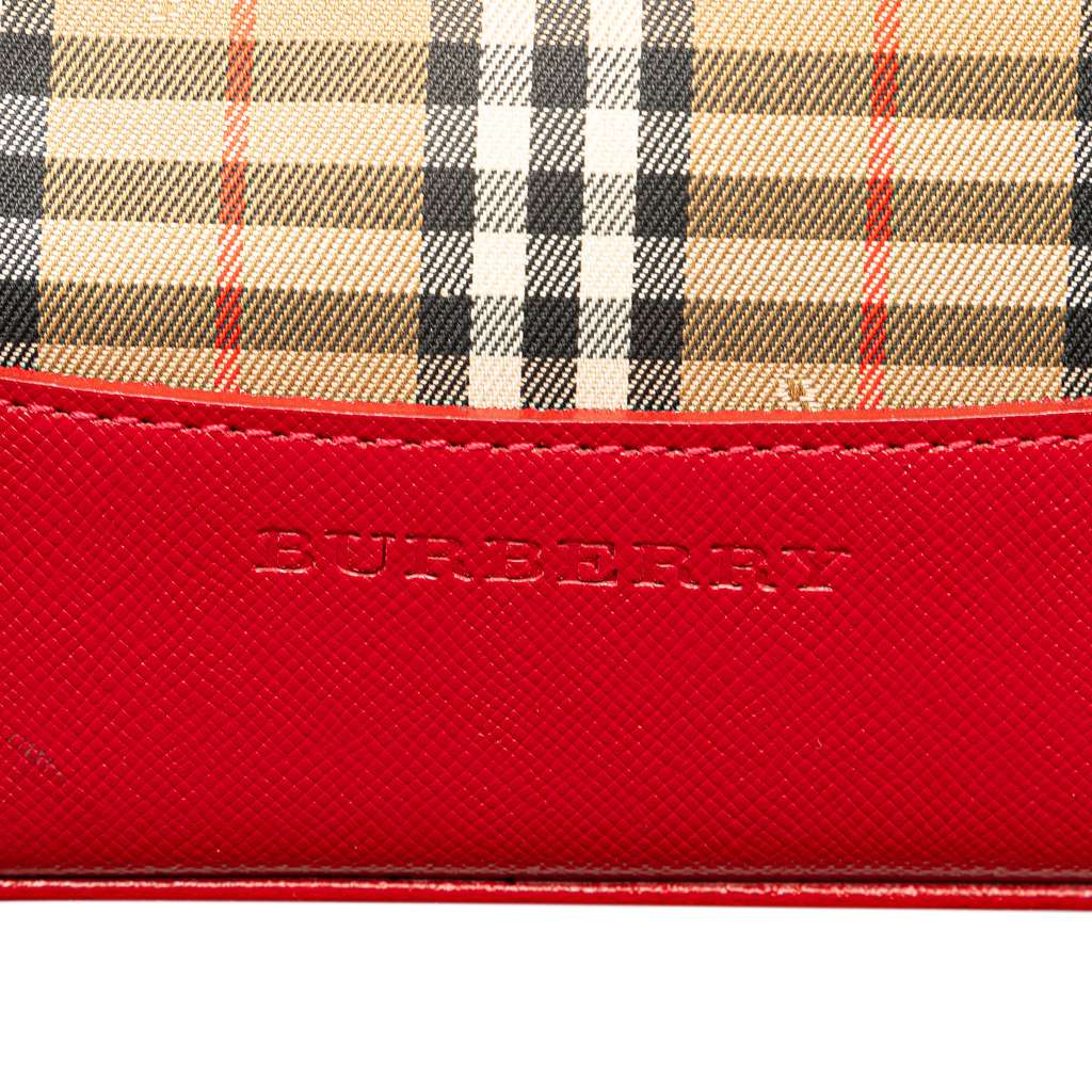 Burberry Haymarket Check Canvas Tote - 5