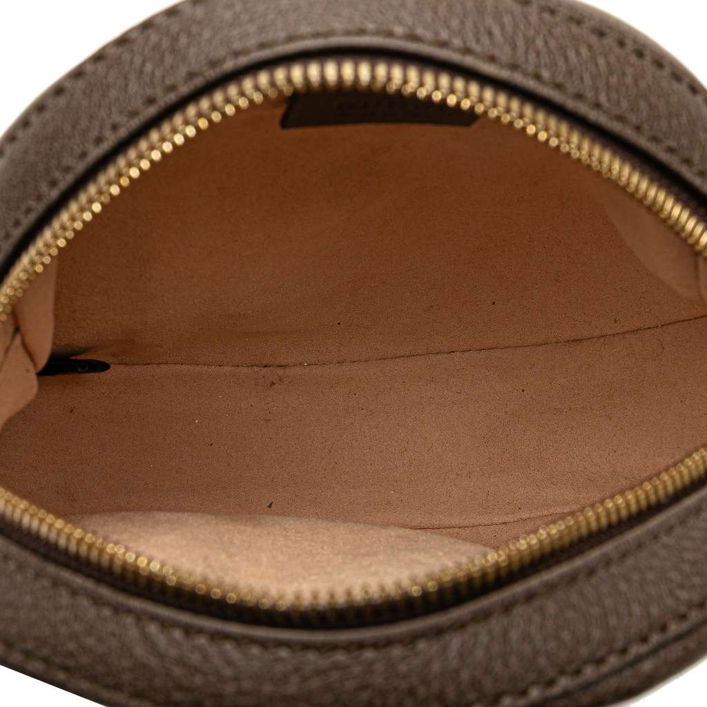Gucci Mini GG Supreme Round Ophidia Crossbody - 4