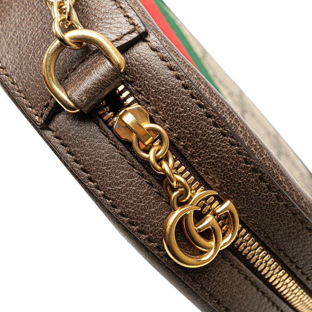 Gucci Mini GG Supreme Round Ophidia Crossbody - Image 10