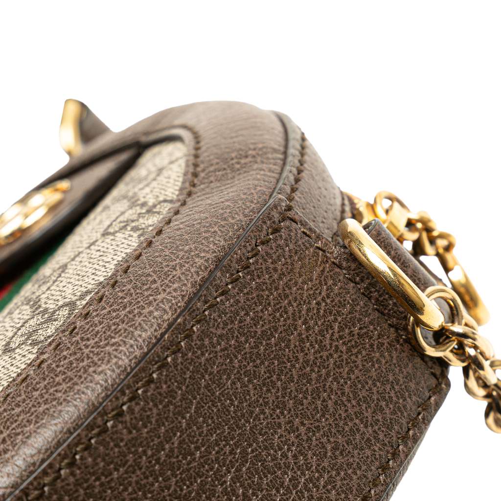 Gucci Mini GG Supreme Round Ophidia Crossbody - Image 11