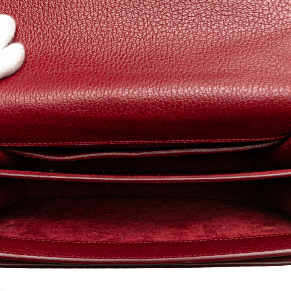 Saint Laurent Medium Grained Calfskin Monogram Sunset Crossbody - 4