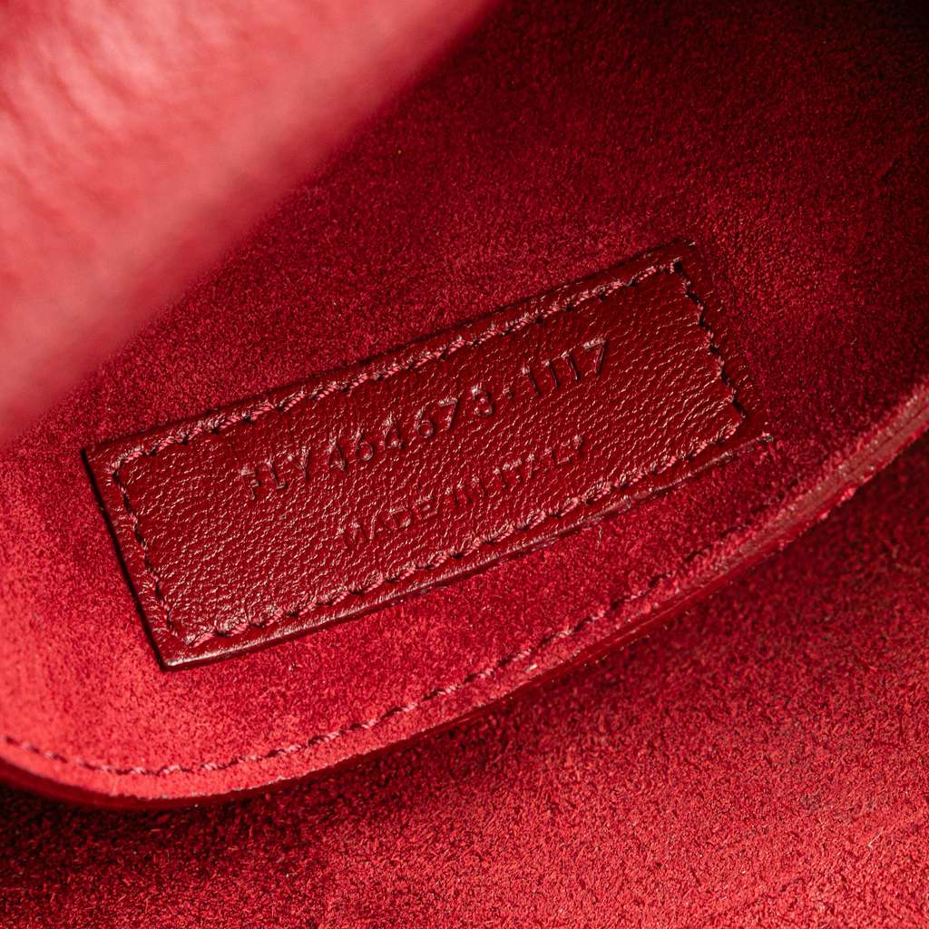 Saint Laurent Medium Grained Calfskin Monogram Sunset Crossbody - Detail 1