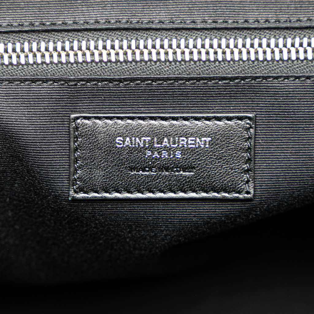 Saint Laurent Shearling Travel Bag - Side view