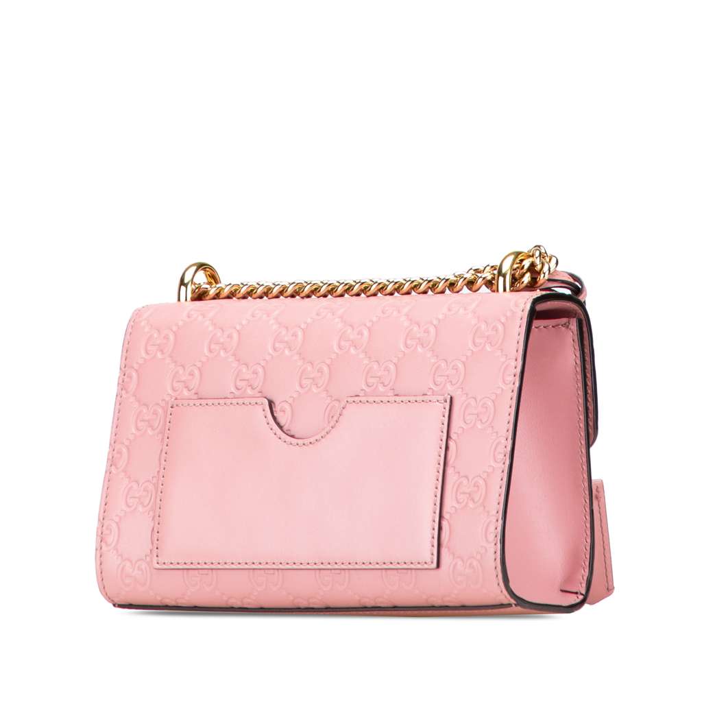 Gucci Small Guccissima Padlock Crossbody - Back view