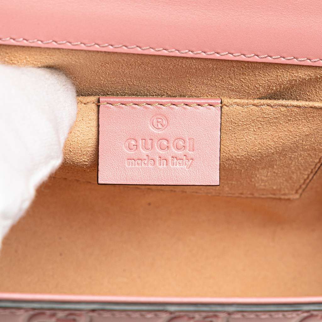 Gucci Small Guccissima Padlock Crossbody - Side view