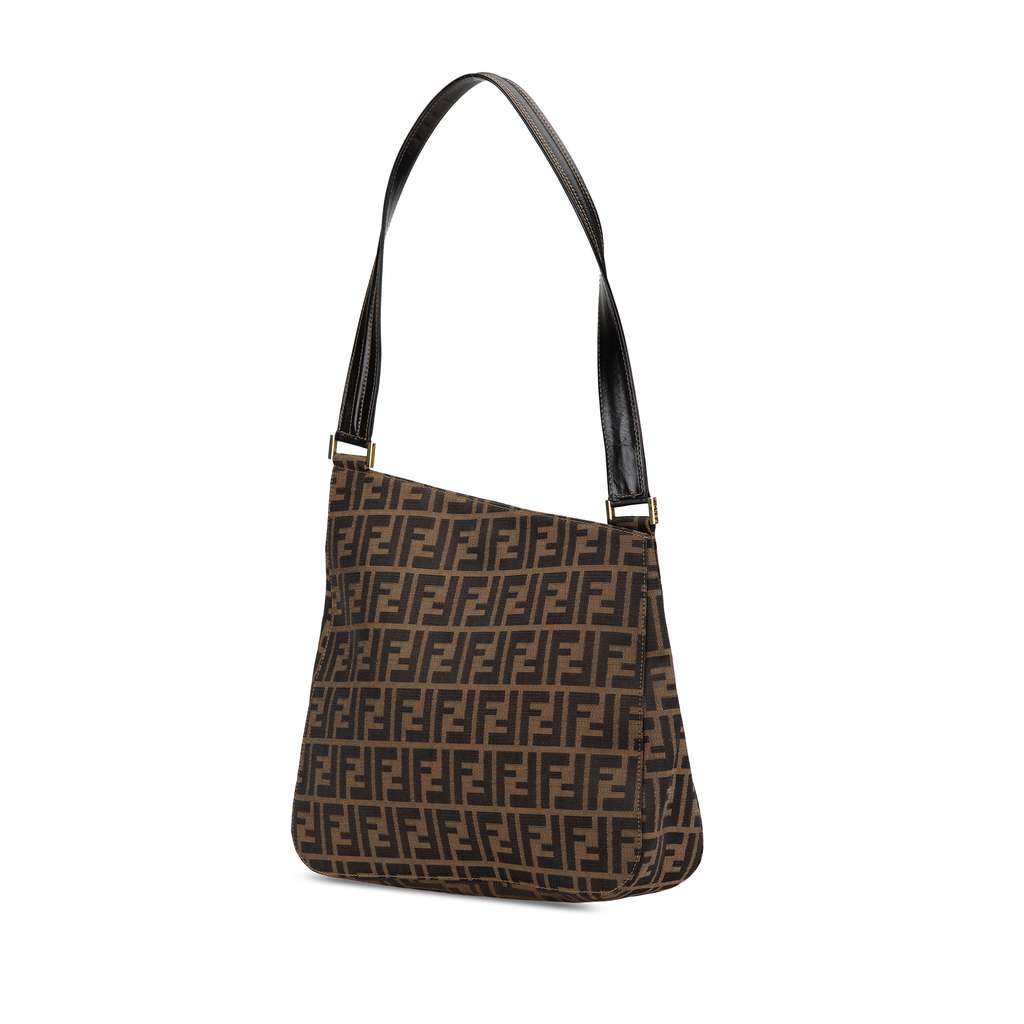 Fendi Zucca Canvas Shoulder Bag - 2