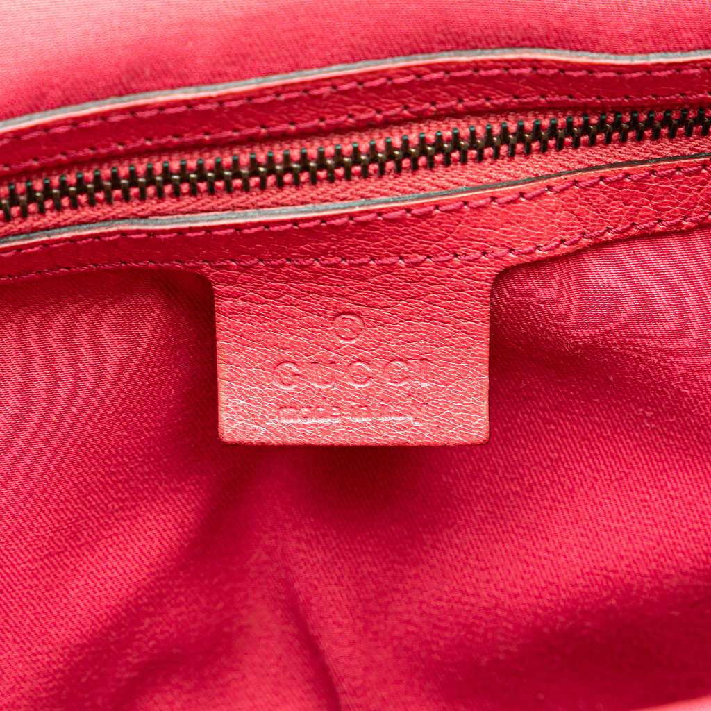 Gucci Leather Bamboo Studded Hobo - 5