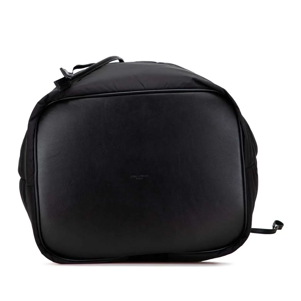 Saint Laurent Nylon Rive Gauche Drawstring Backpack Black Very good - Inside View