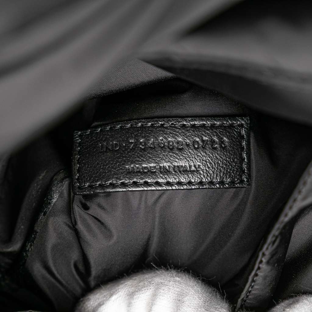 Saint Laurent Nylon Rive Gauche Drawstring Backpack - Detail 1