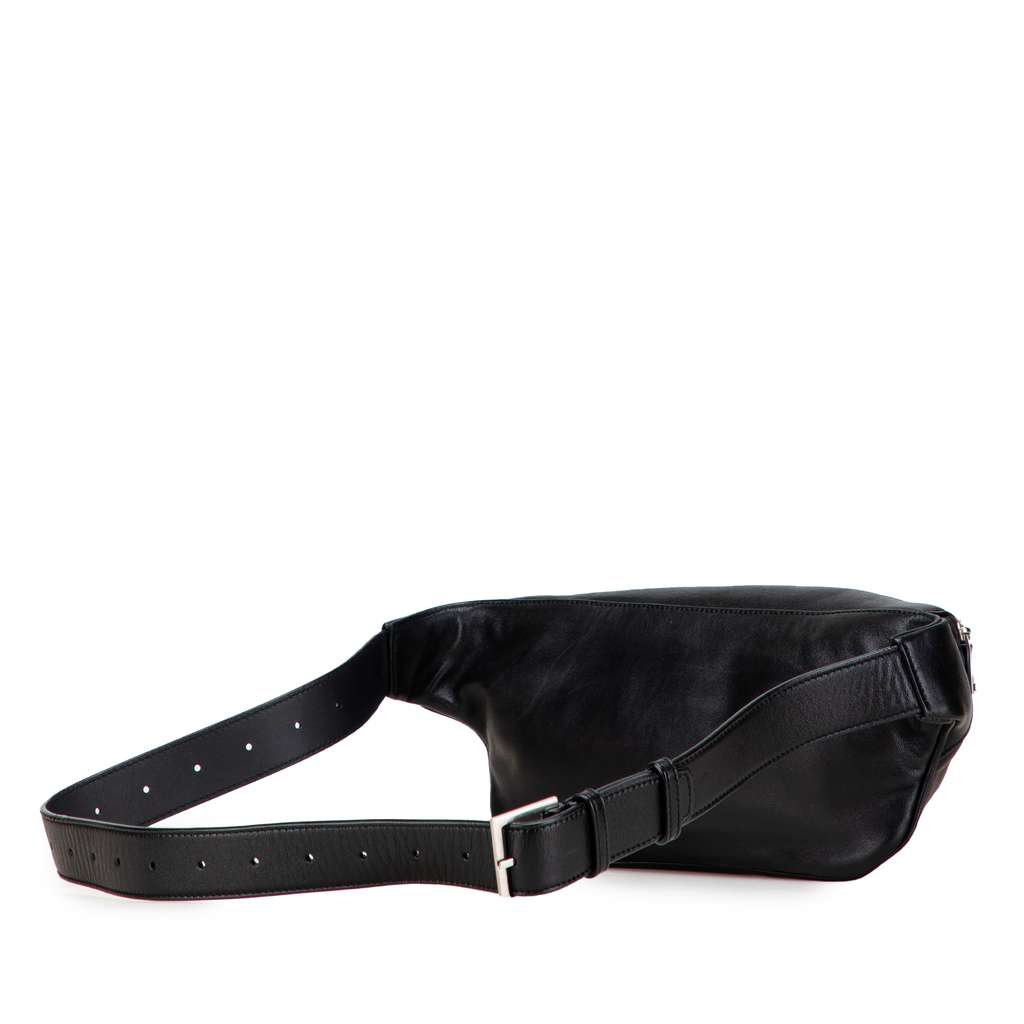 Saint Laurent Smooth Calfskin Monogram Belt Bag - Back view