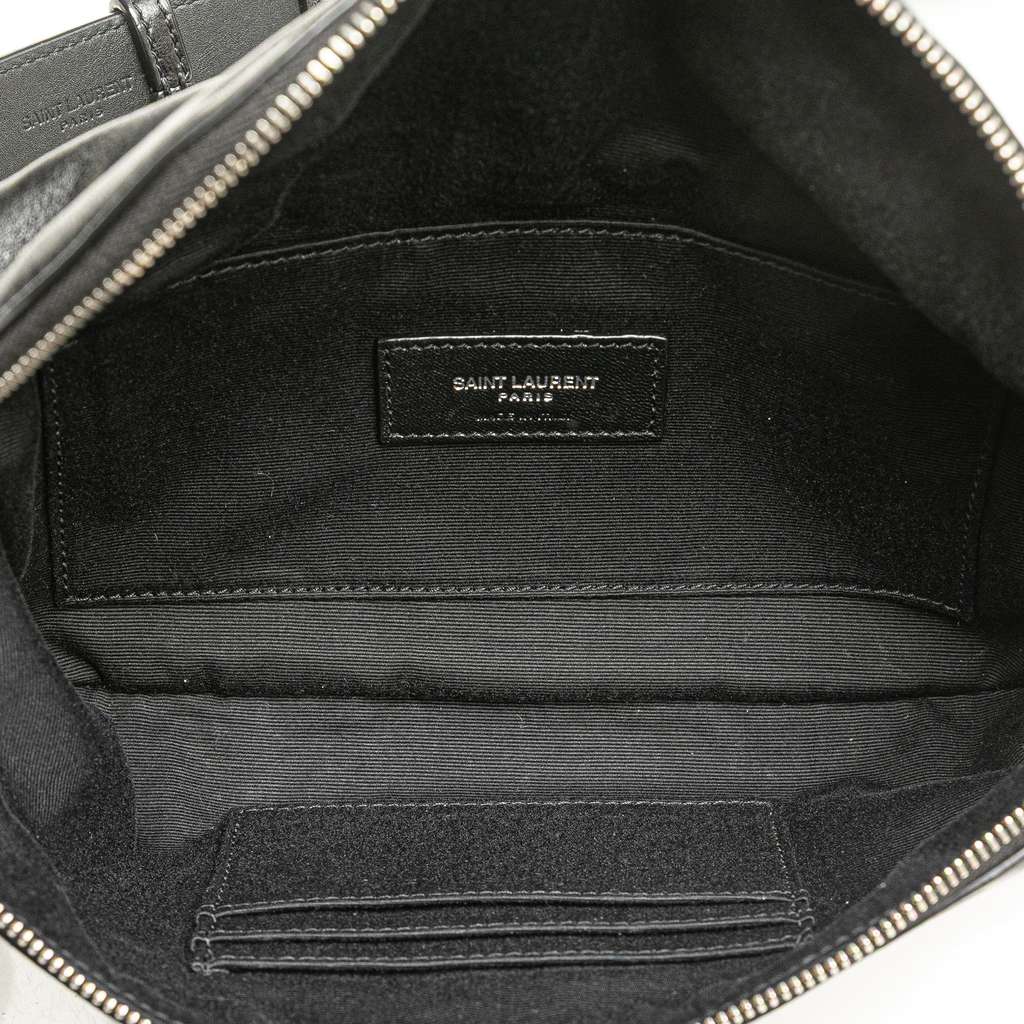 Saint Laurent Smooth Calfskin Monogram Belt Bag - 4