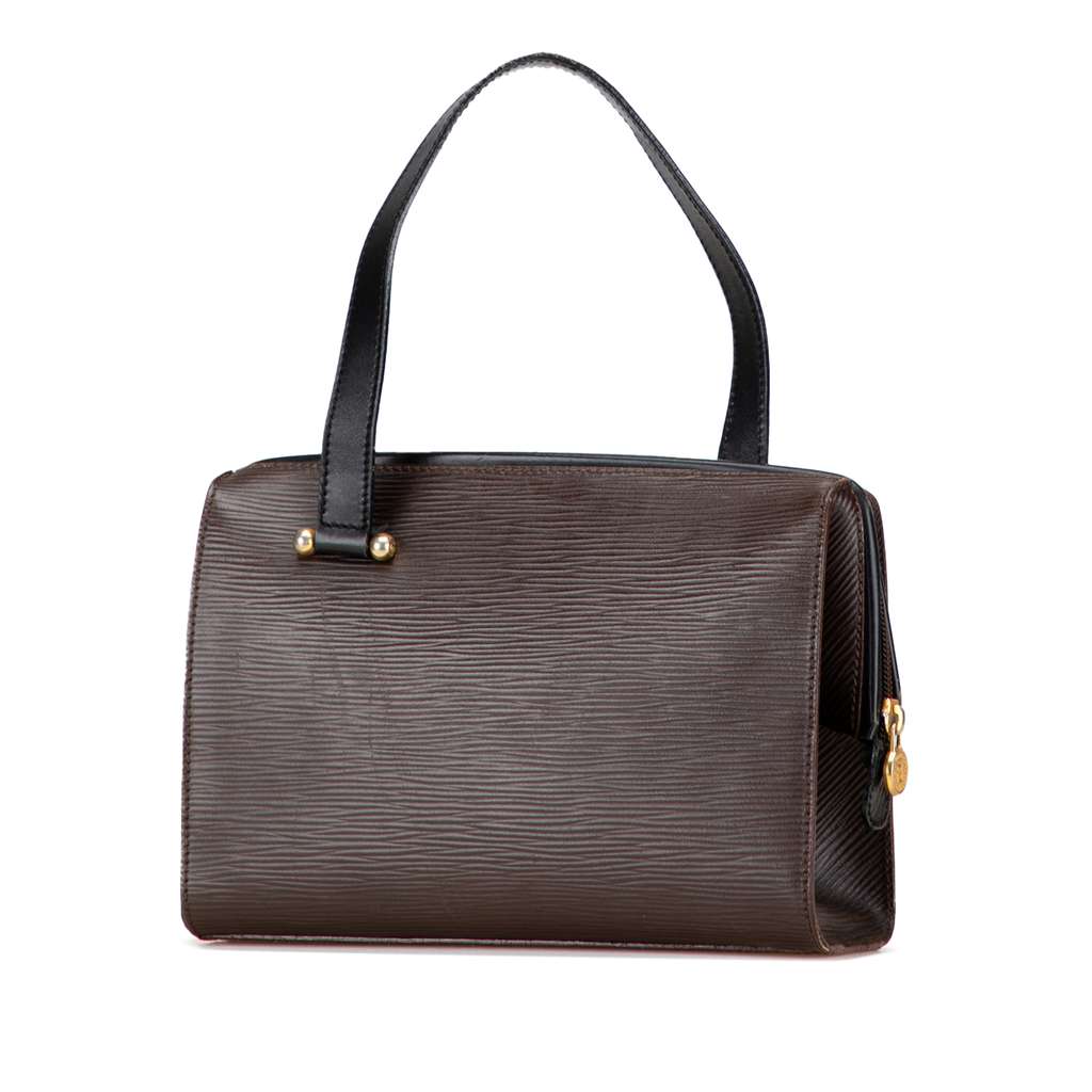 Fendi Textured Leather FF Handbag - 2