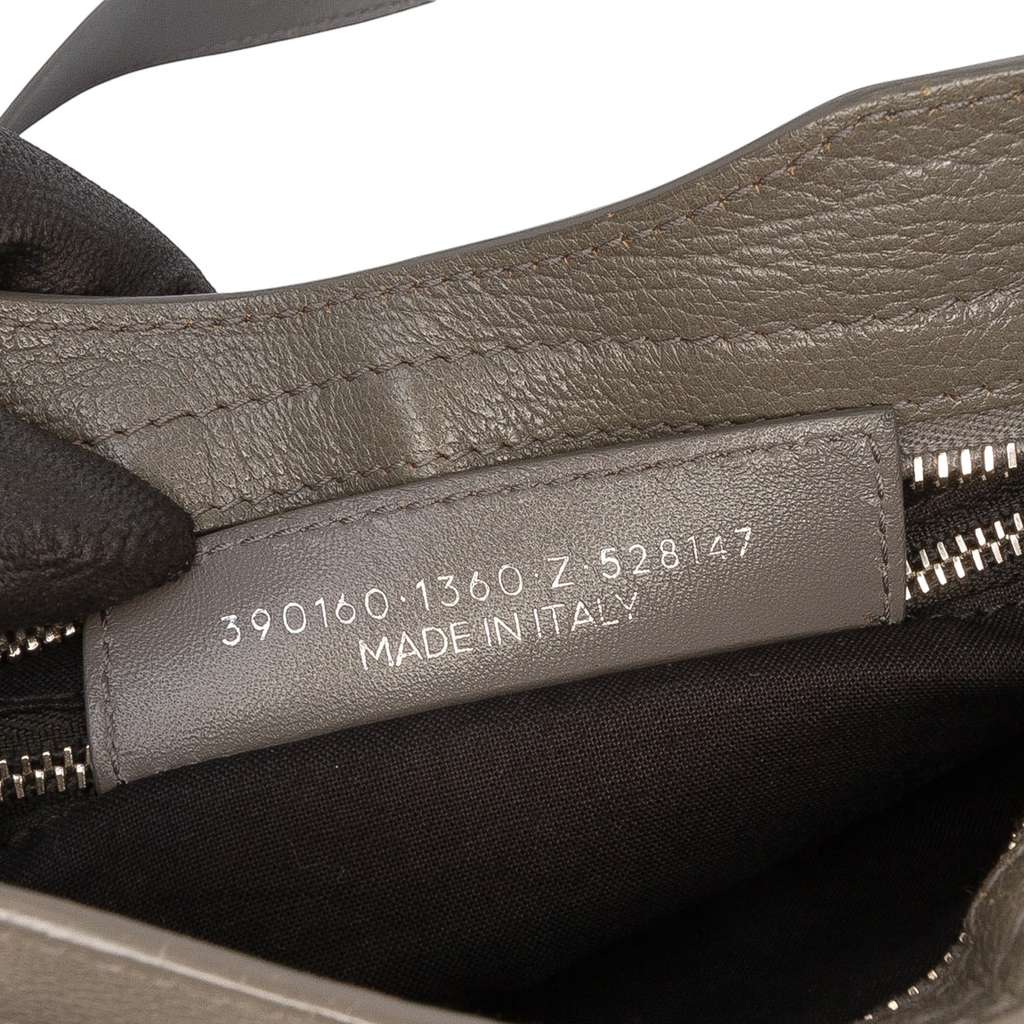 Balenciaga Mini Chevre Motocross Classic Metallic Edge City Satchel - Side view