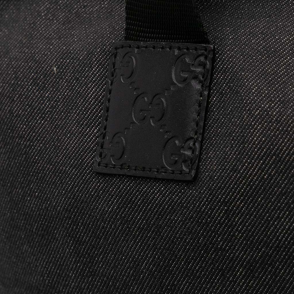 Gucci Guccissima Trimmed Denim Tote - Image 11