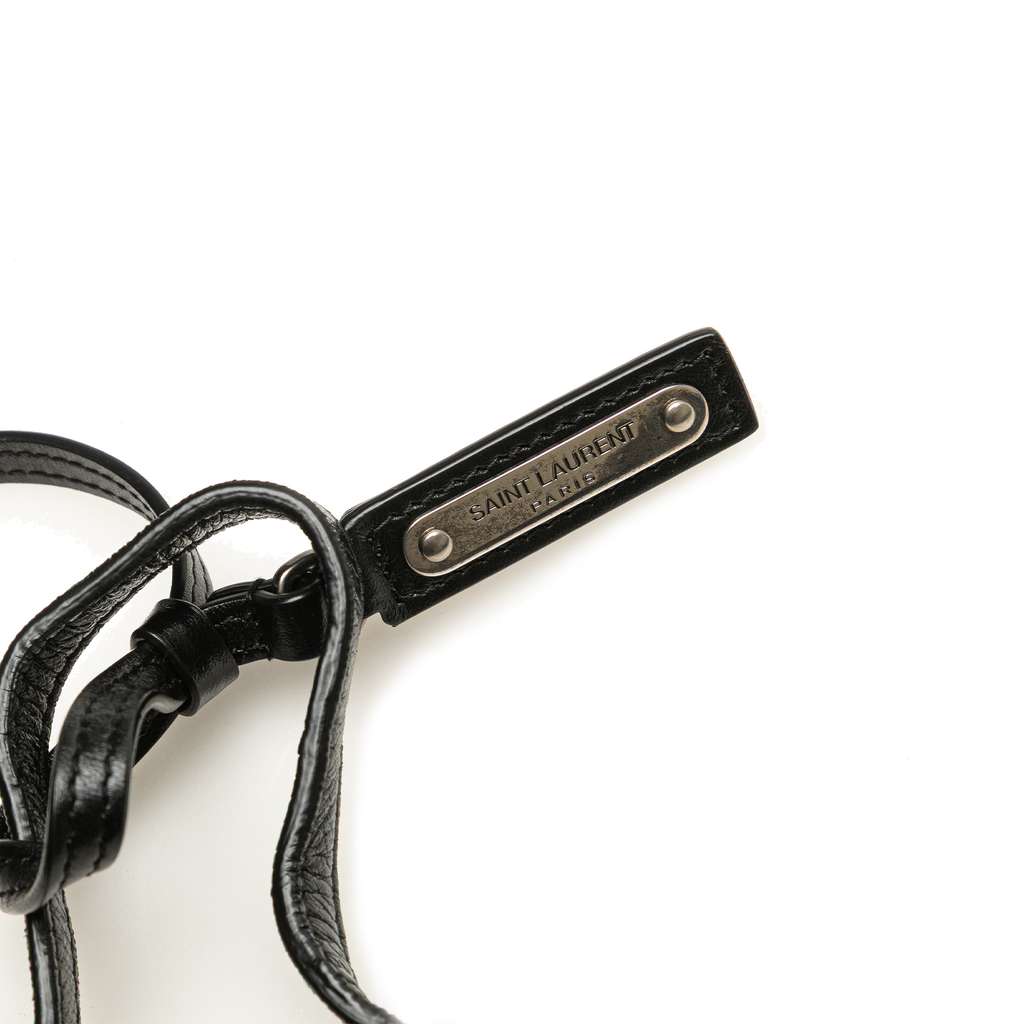 Saint Laurent Cracked Shiny Calfskin Matelasse Tassel Monogram Lou Camera Bag - Detail 2