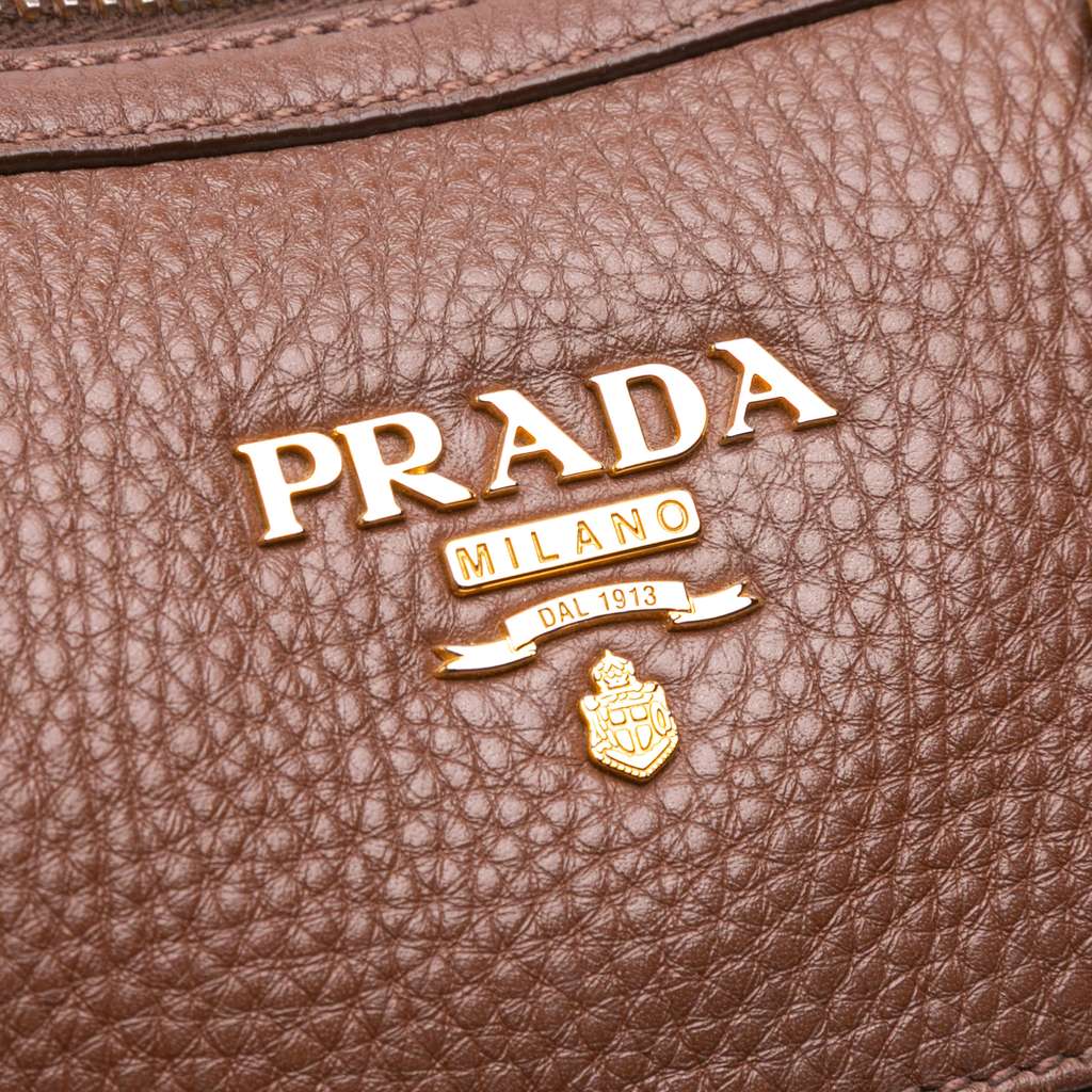 Prada Vitello Phenix Zip Top Satchel - 5