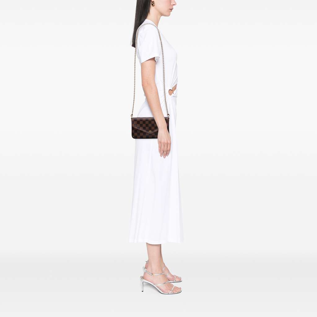 Louis Vuitton Damier Ebene Pochette Felicie - Image 13