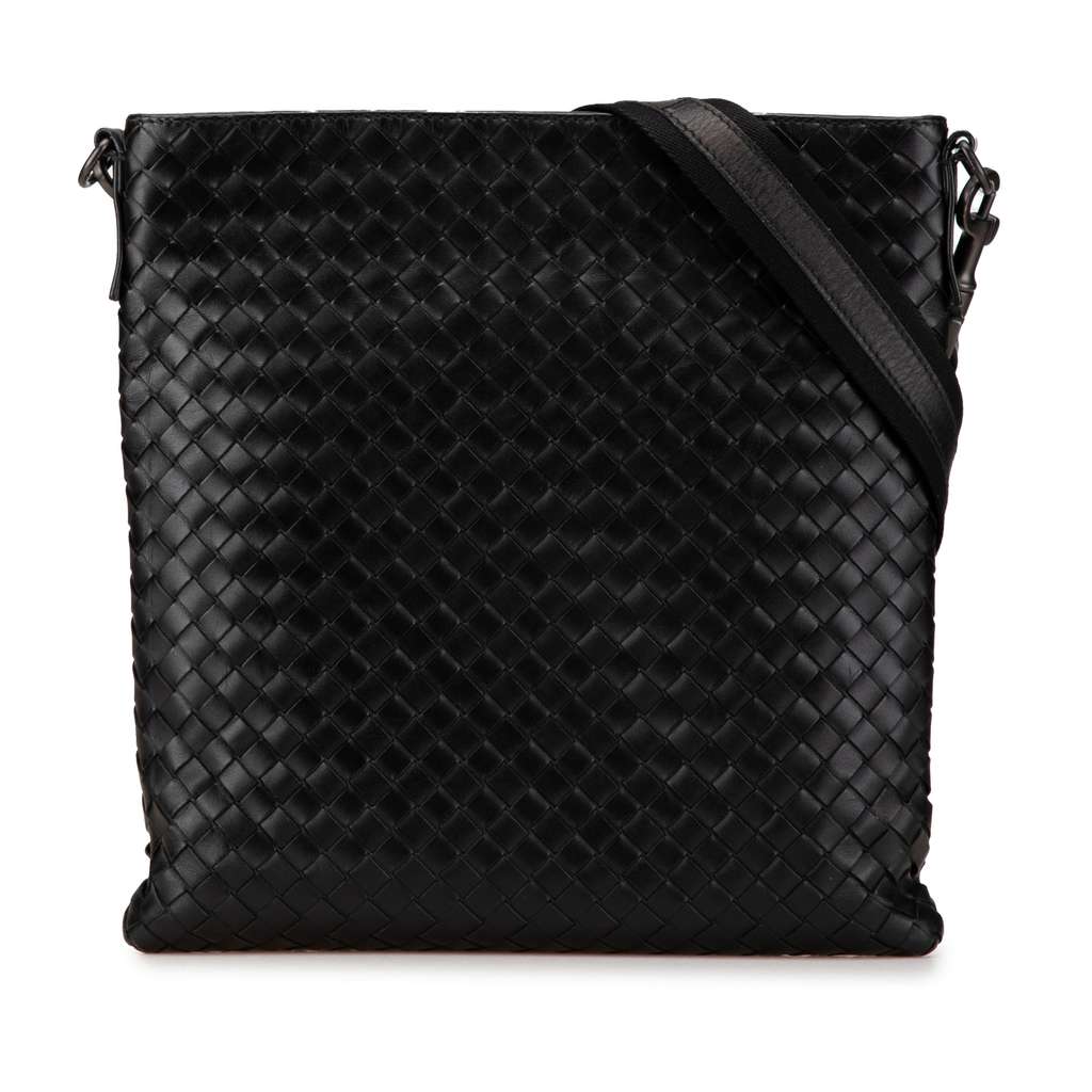 Bottega Veneta Leather Intrecciato Crossbody