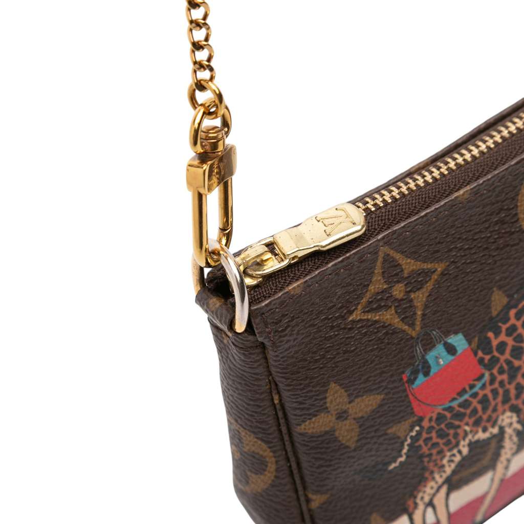 Louis Vuitton Monogram Giraffe Christmas Mini Pochette Accessoires - Detail 2