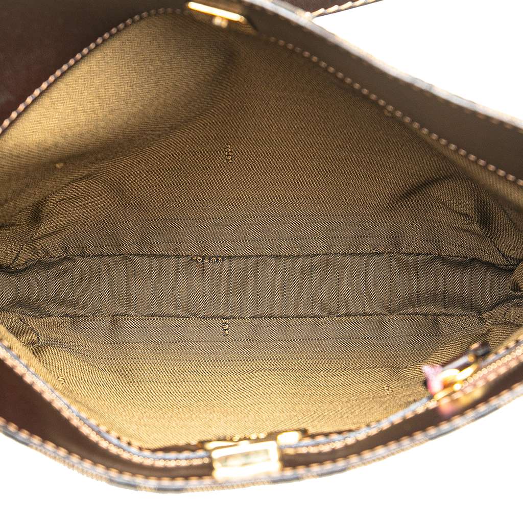 Fendi Zucca Canvas Shoulder Bag - 4