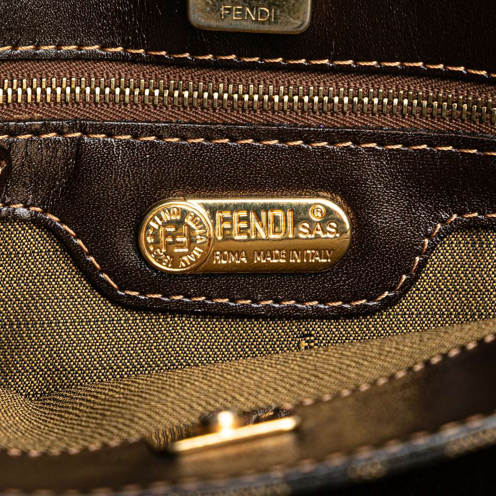 Fendi Zucca Canvas Shoulder Bag - 5