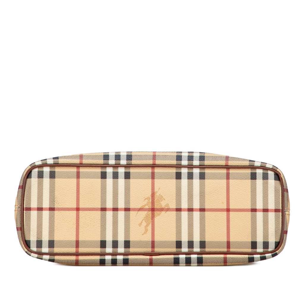Burberry Haymarket Check Coated Canvas Tote - 3