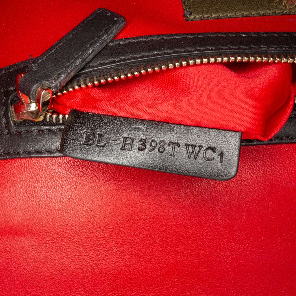 Valentino Medium Nappa and Canvas Camouflage Rockstud Glam Lock Crossbody - 5