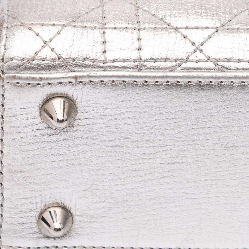 Dior Small Metallic Grained Calfskin Cannage My ABCDior Lady Dior - Detail 2