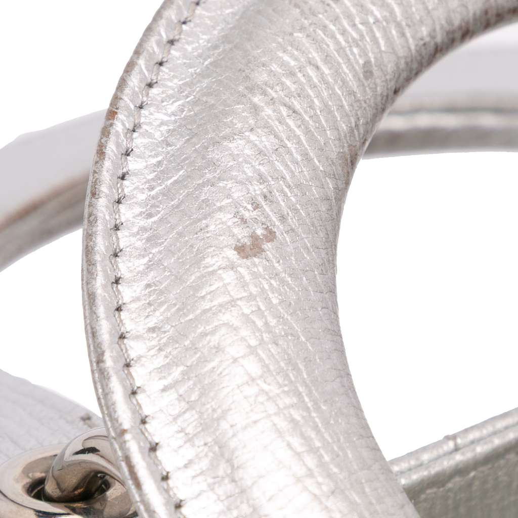 Dior Small Metallic Grained Calfskin Cannage My ABCDior Lady Dior - Image 11