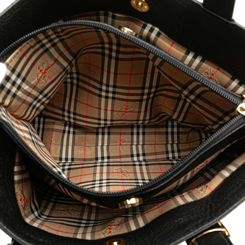 Burberry Leather Tote - 4